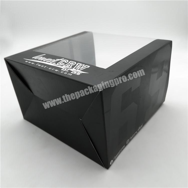Wholesale paper custom cardboard packaging box for hat