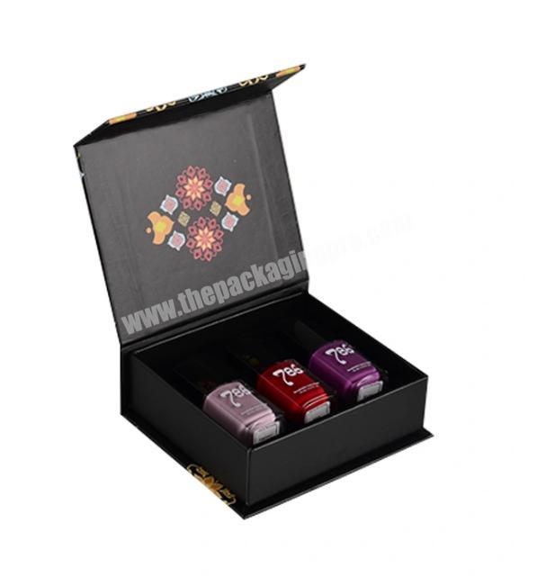 Wholesale Paper Empty Gel Nail Care Bottle Packing Box Set Nail Polish Packaging Gift Box
