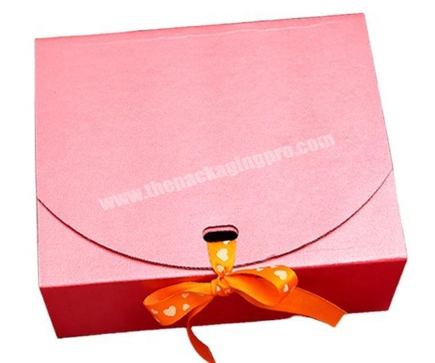 Wholesale pearlite gift packing box folding box color clothing packing paper box