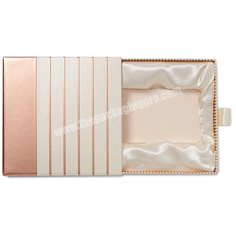 Wholesale pink luxury custom logo gift box
