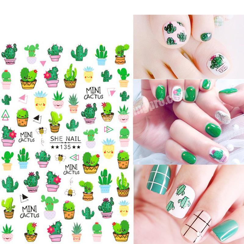 Wholesale Price Customized Designs Nail Wraps Easy Remove Waterproof Kids Nail Polish Sticker Die Cut For Girl