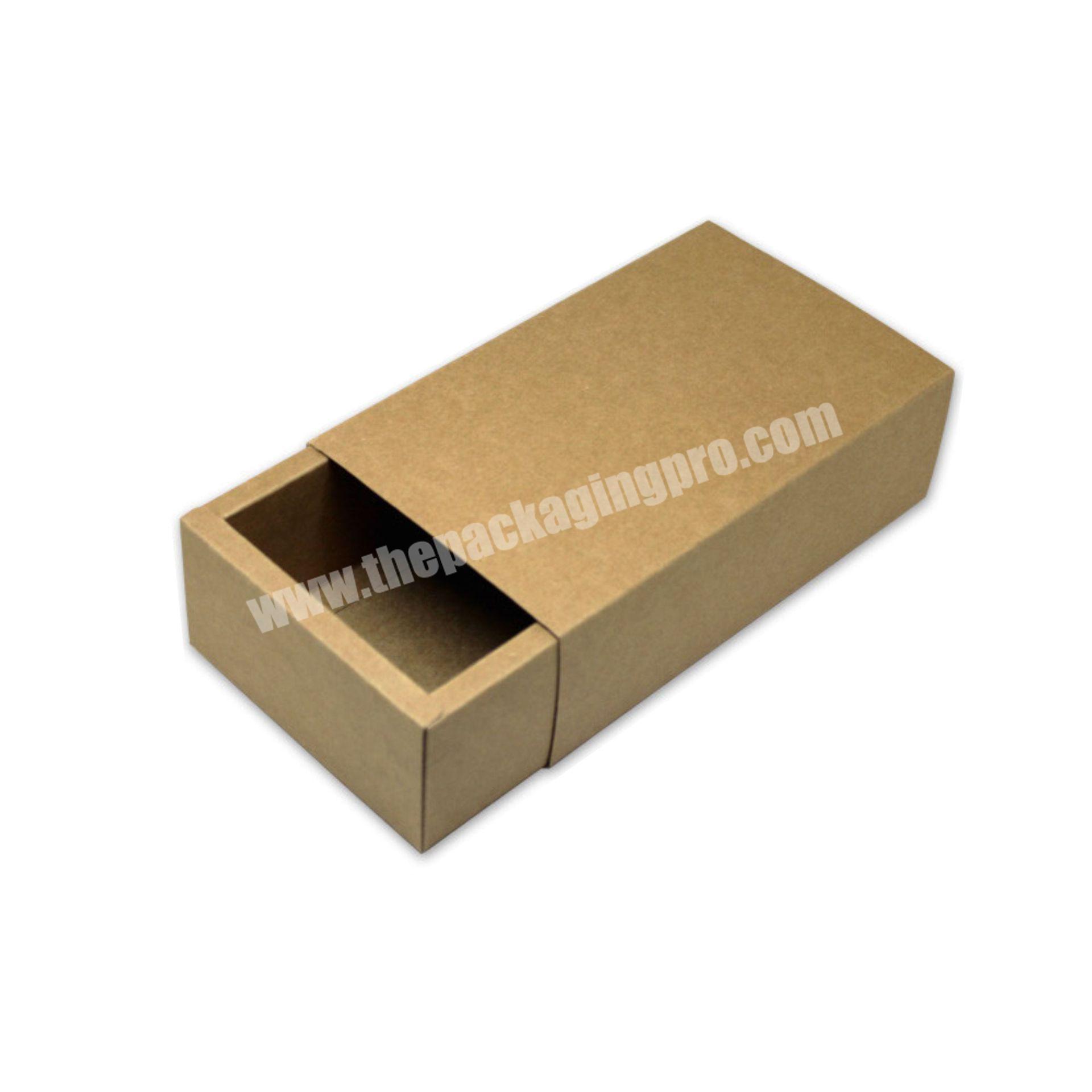 Wholesale price kraft paper box kraft paper packaging box kraft paper drawer boxkraft