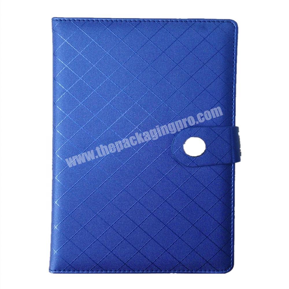 Wholesale private diary customized notebook leather cover journal with button