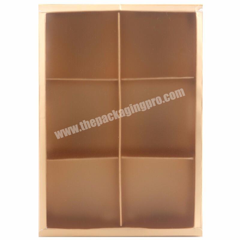 Wholesale PVC Outline Chequered Drawer Custom Logo Hot Stamping Bakery Mooncake Cookies Packaging Box