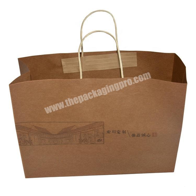 Wholesale recyclable cheap kraft paper kraft paper bag Shopping Recycled Brown Kraft Paper Bags