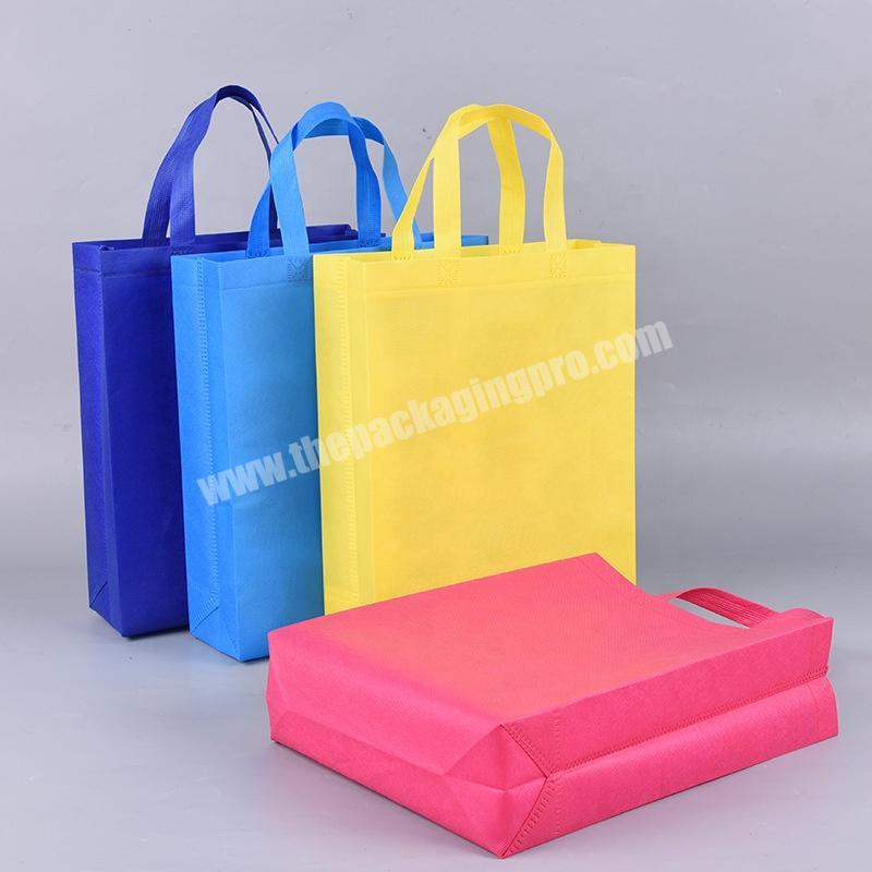 Wholesale recyclable non woven fabric customized packaging shoe bags