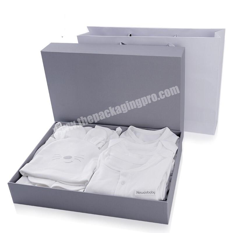 Wholesale Recycle Environmental Paper Packing Box for Baby Clothes with Clear PVC Window