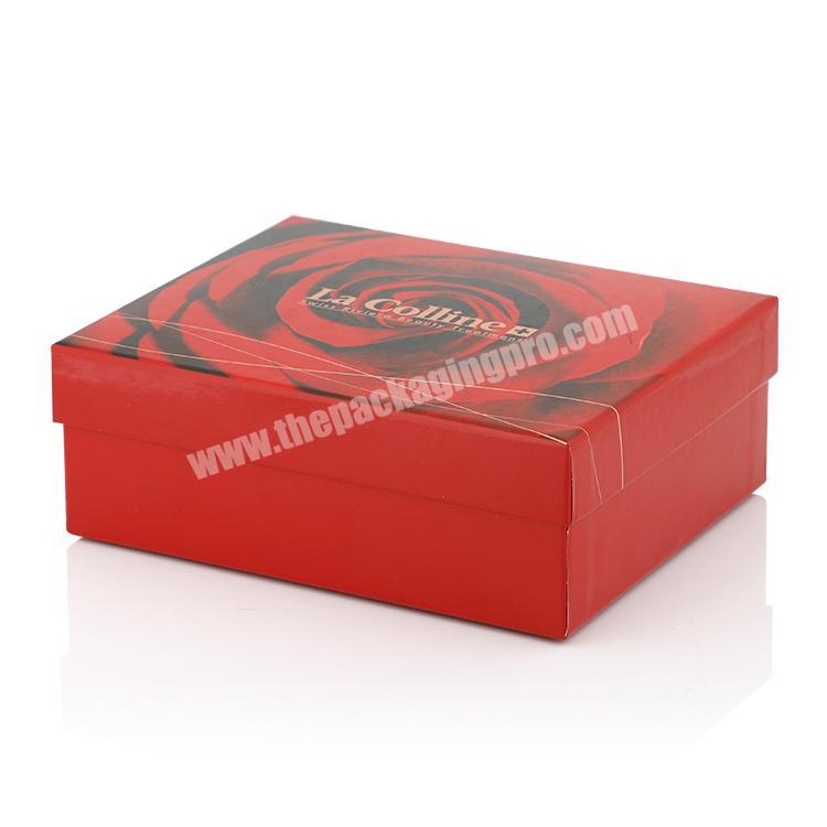Wholesale Recycle Lid Customized Color Paper Cardboard Box