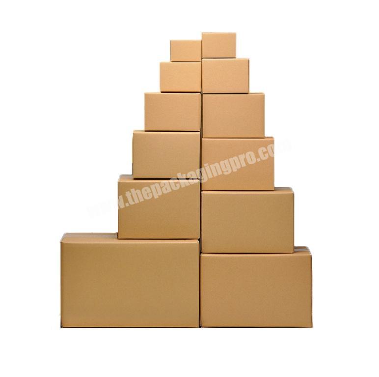 Wholesale  Recycle Paper Cardboard Packaging Shipping Corrugated Carton Box Custom Size and Logo