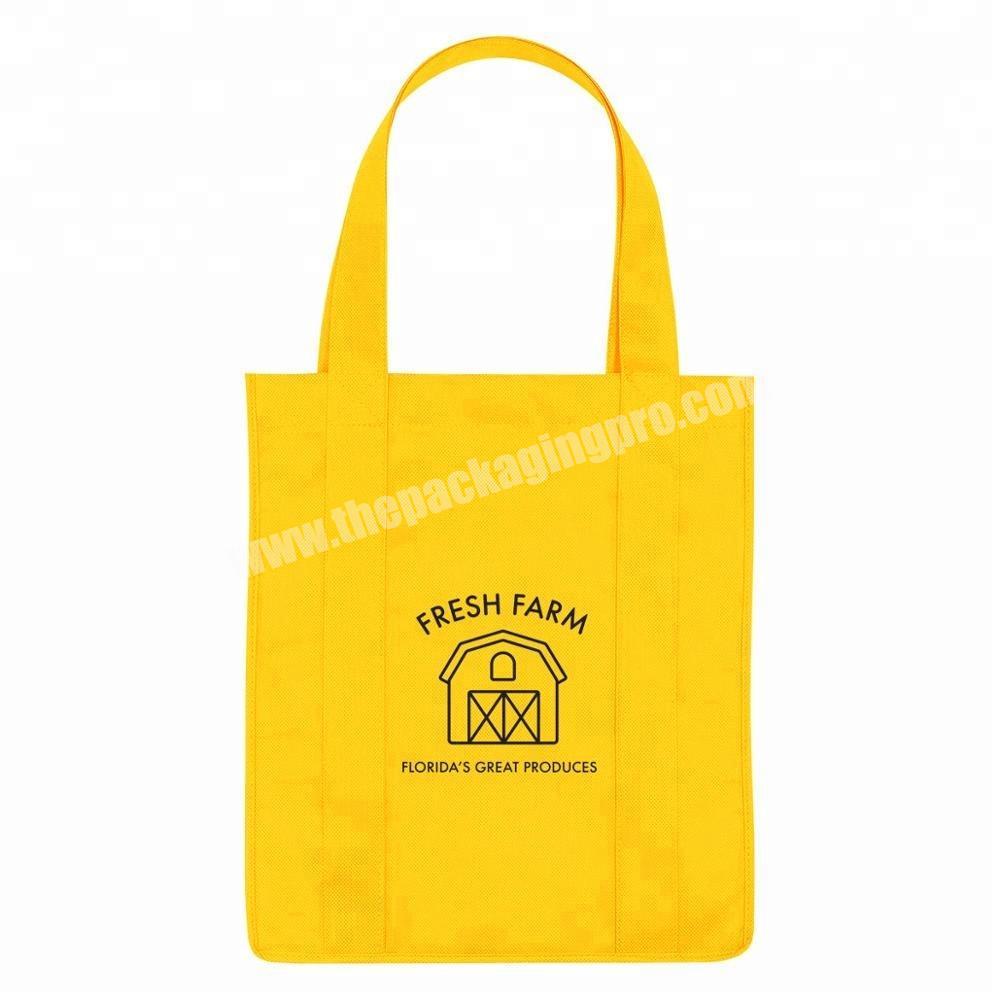 wholesale recycled eco friendly custom non woven tote bag with logo