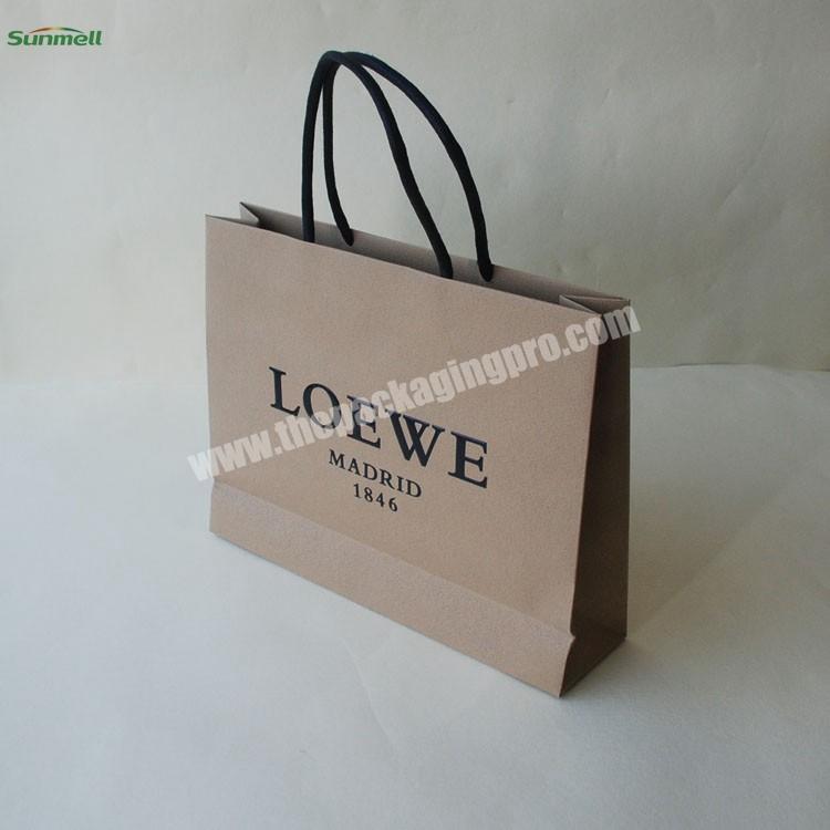 wholesale recycled kraft paper bag with twisted handle