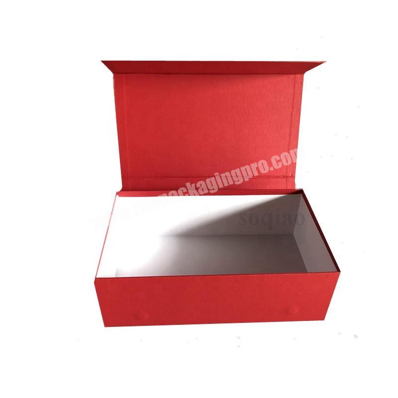 wholesale red packaging box jewelry empty gift pen boxes with flip lid