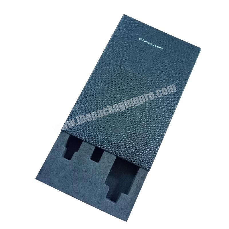 Wholesale Rigid Fancy Custom Logo Electronic Products USB cable Packing box with Foam Insert