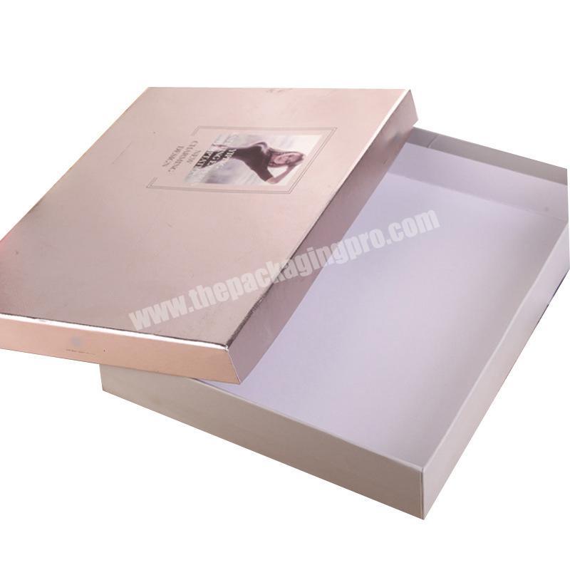 Wholesale Rigid High Quality Charming New Design Women's Silk Stocking Packing Box with Lid and Base
