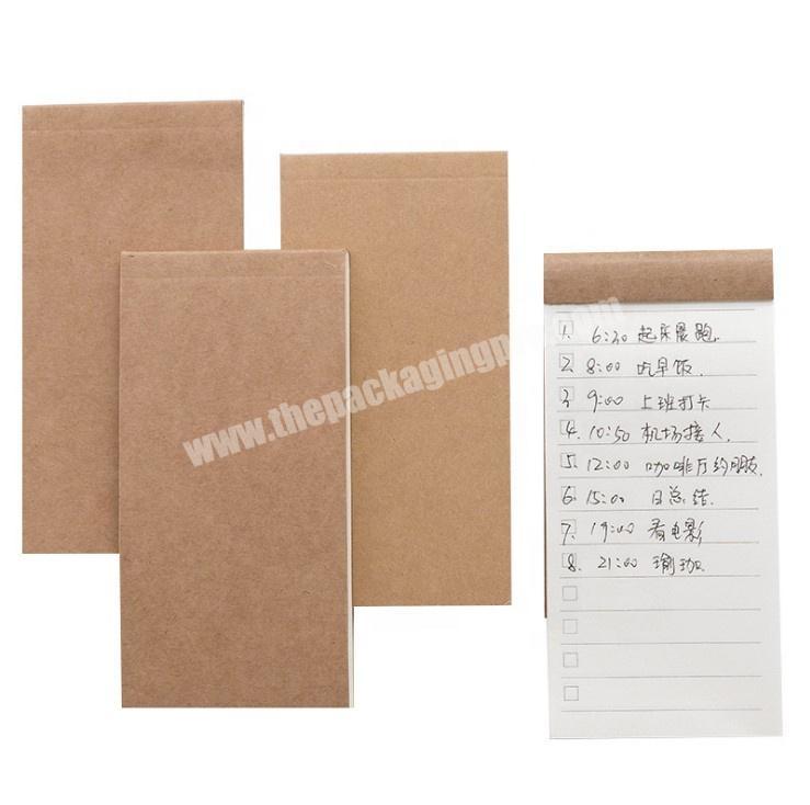 Wholesale School Supplies Custom Print Soft Cover Memo Notes Pad Student Memo Pad
