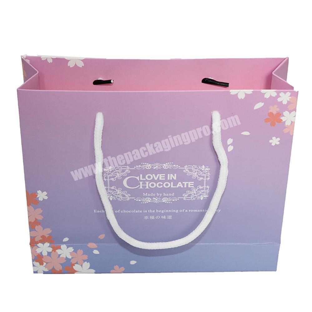 Wholesale Shopping Packaging Print Custom Paper Bag