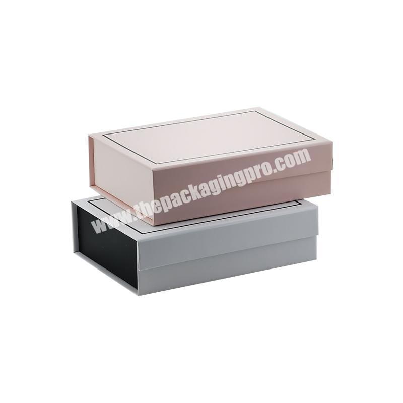 Wholesale small custom printing magnetic folding presentation boxes for gift pack
