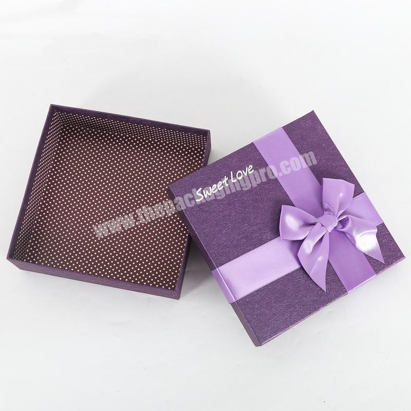 wholesale spot gift box bow jewelry box bracelet box universal