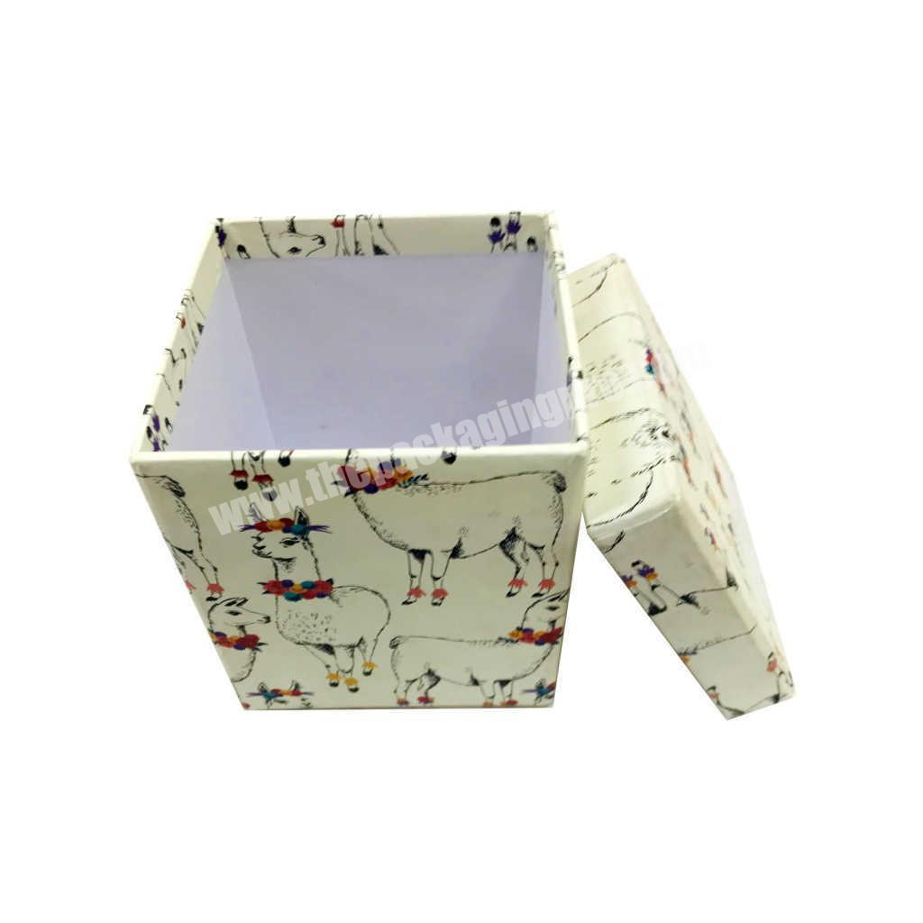 Wholesale Square Cardboard Box Gift Packaging Box With Custom Design