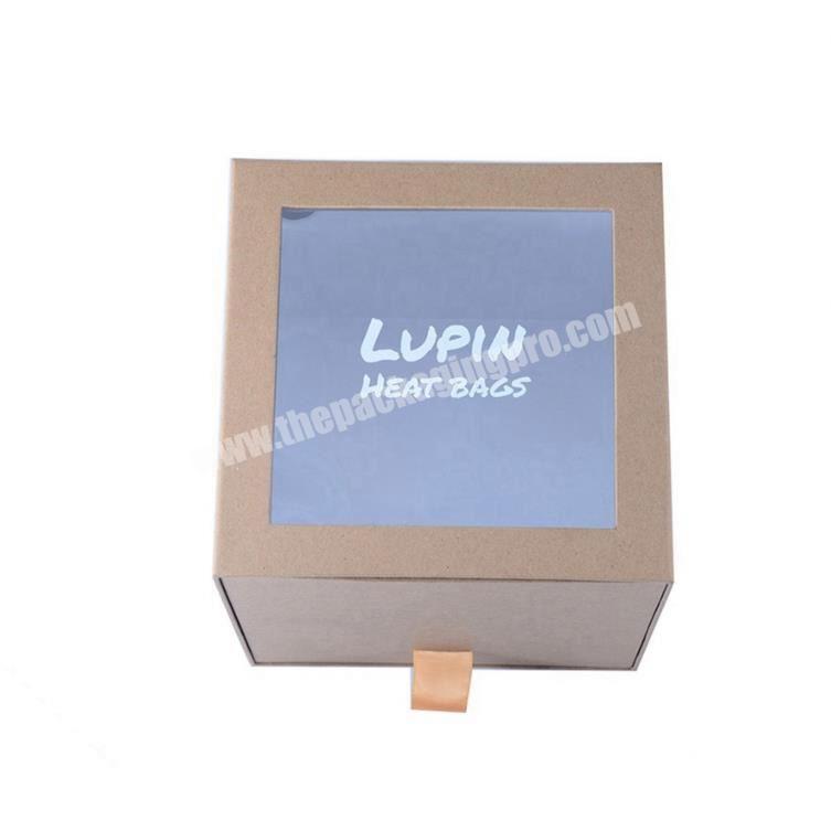 Wholesale square paper sleeve box with custom logo