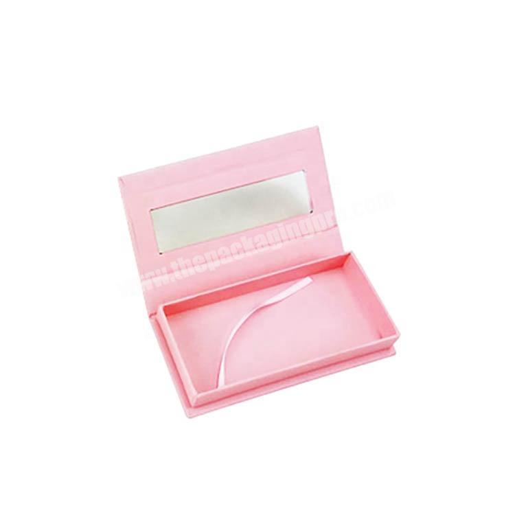 WHOLESALE STORAGE book style cheap paper cosmetic gift boxes box with clear pvc window