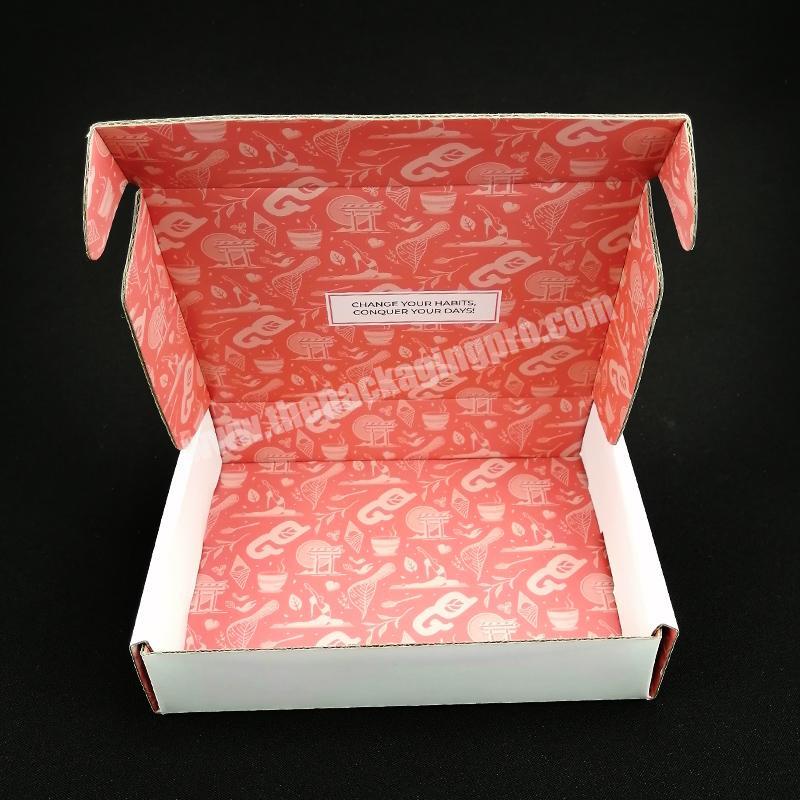 Wholesale Thick Custom Corrugated Shipping Paper Gift Box with Print Logo For Present Small Items Toys Packing