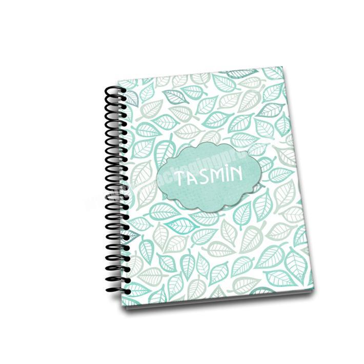 Wholesale top quality personal spiral notebook custom