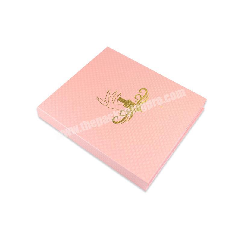 Wholesale Top Sale High Quality Rigid Custom Logo Professional Nails Gel Color Card Packaging Box
