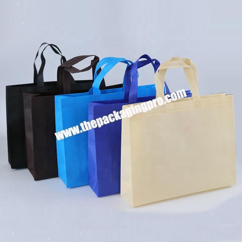 Wholesale Tote Non Woven Bag Promotional Shopping Bag Reusable Bag In Stock