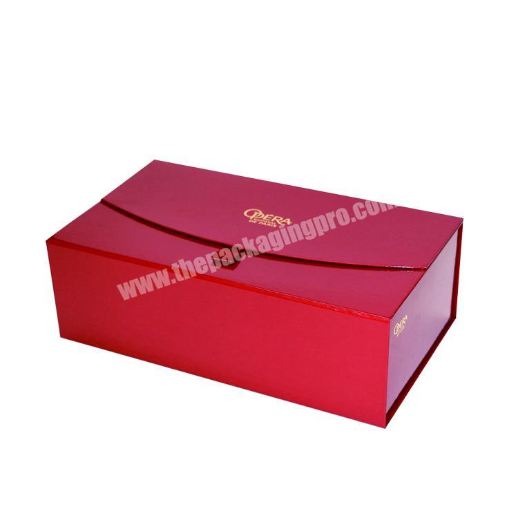 Wholesale Updated fashion human virgin luxury hair extension packaging box