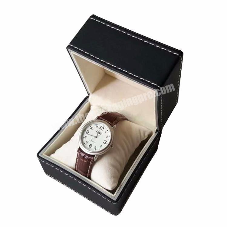 Wholesale Watch Display Box for Men Custom Logo Luxury Watch Box Leather