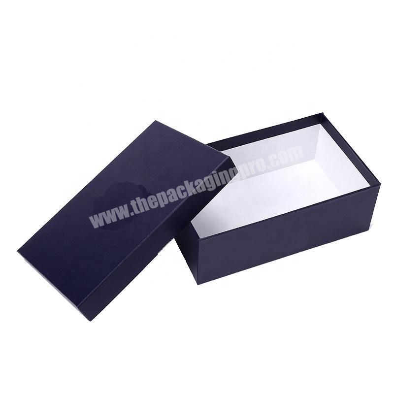 Wholesale well priced cardboard paper gift box for shoe packaging