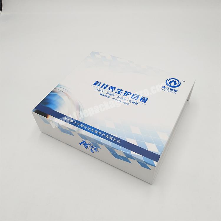 Wholesale White Packaging Boxes Custom Logo Printed Cardboard Magnetic Gift Box