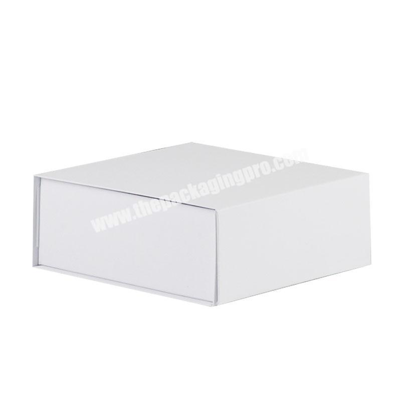Wholesale white stylish magnetic flap beauty equipment packaging gift boxes