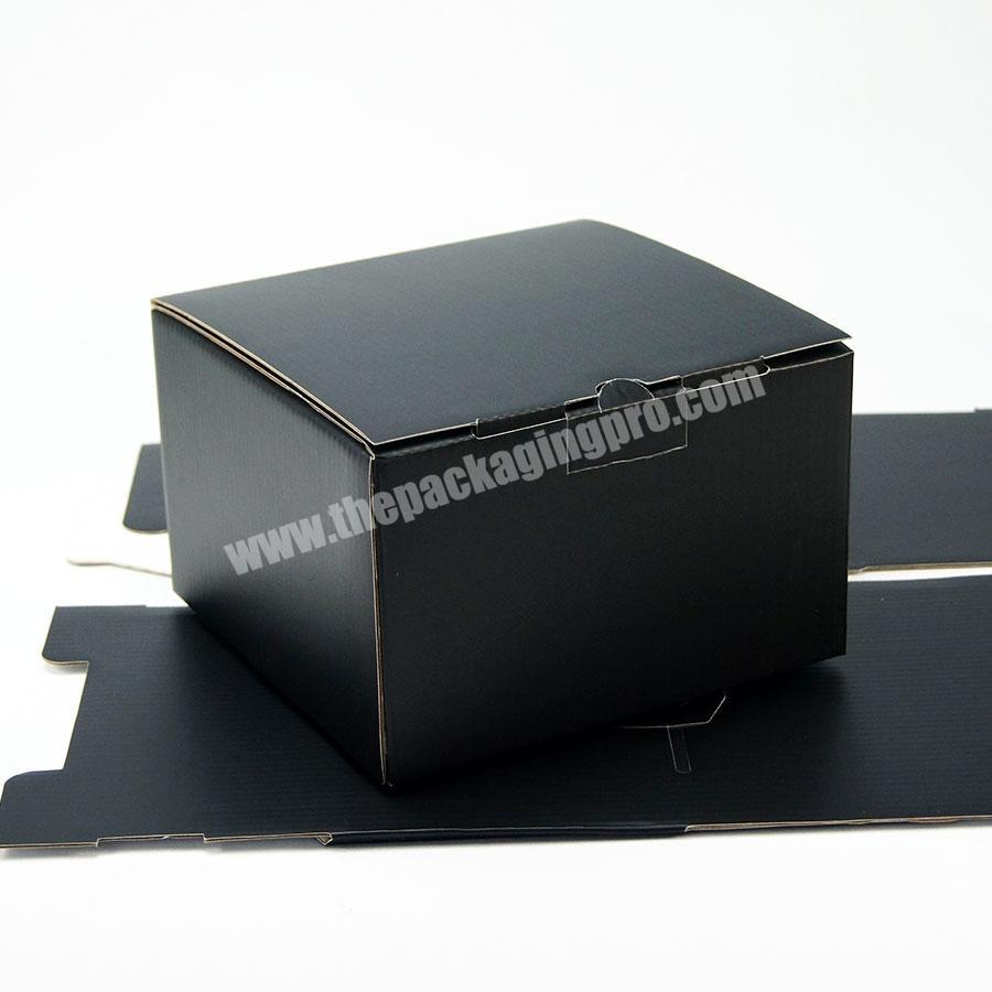 Wholesales black corrugated mailer packaging box for small electrical appliances
