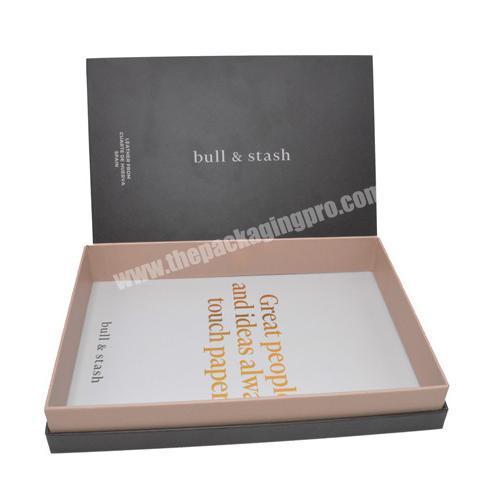 Wholesales Cheap Sale Embossed Special Paper Made Silver Foil Hot Stamping Hard Cardboard Rigid Lid and Base Gift Paper Box