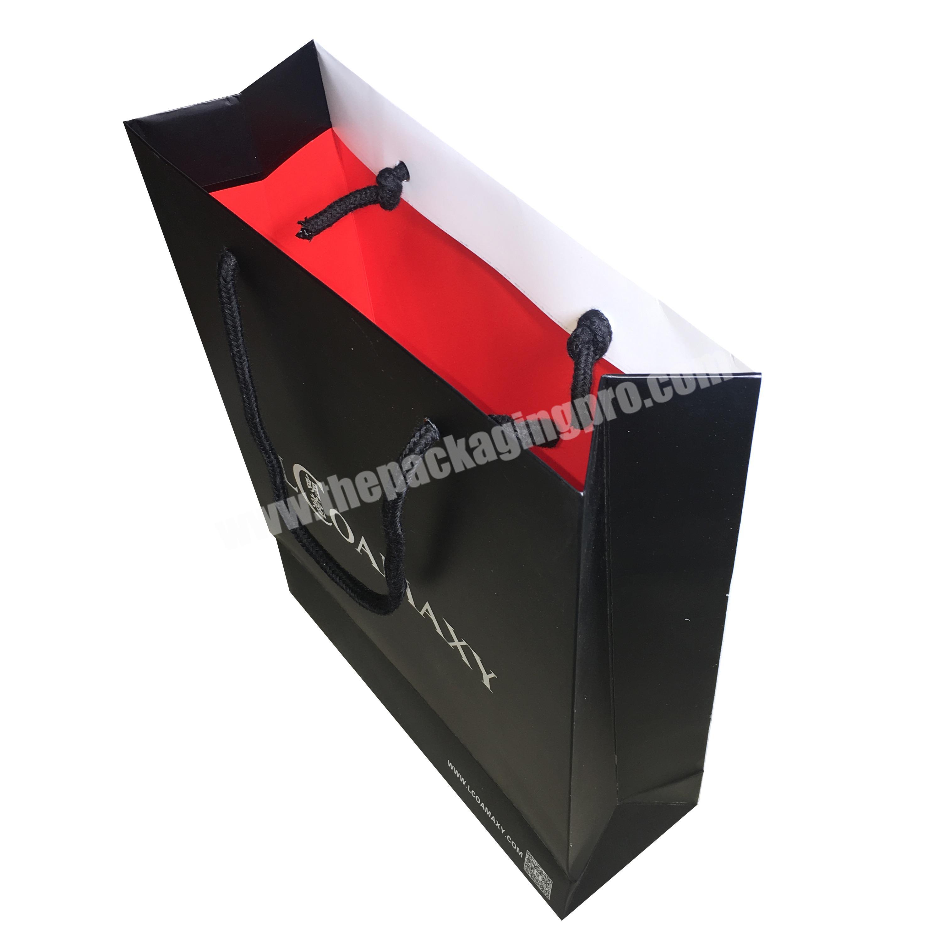Wholesales Custom Retail Paper Bags For Snack carrier bags