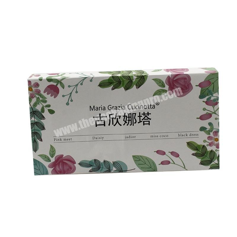 Wholesales full color Design Logo magnetic closure Packaging Perfume Box For Store