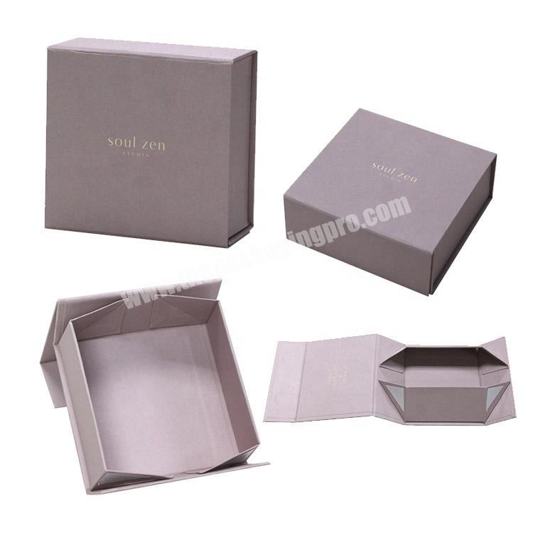 Wholesales Luxury Hard Large Foldable Magnetic Gift Box kraft  Eco Friendly packaging box
