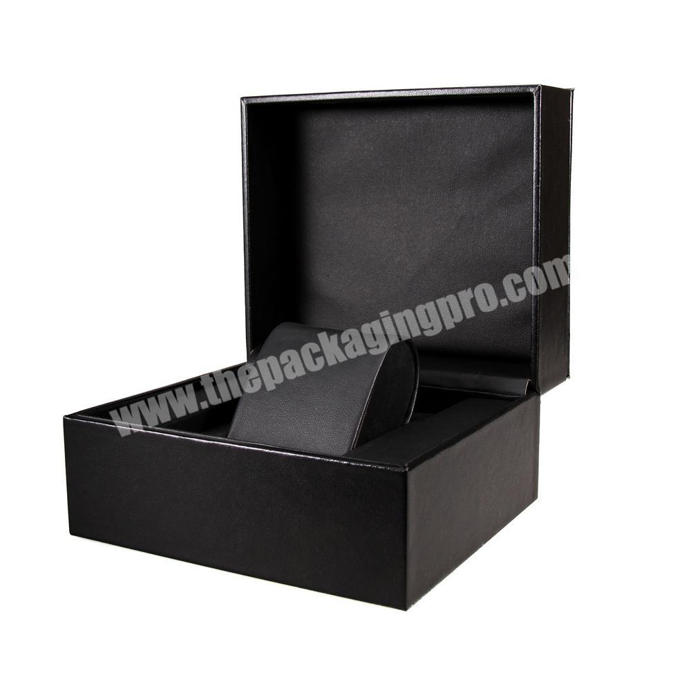 wholesales Manufacturer 1 slot  black high-grade  brand original watch box wooden gift box watch box
