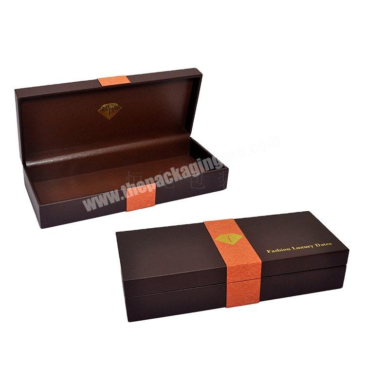 whose sales classical white  custom PU leather gift packaging box