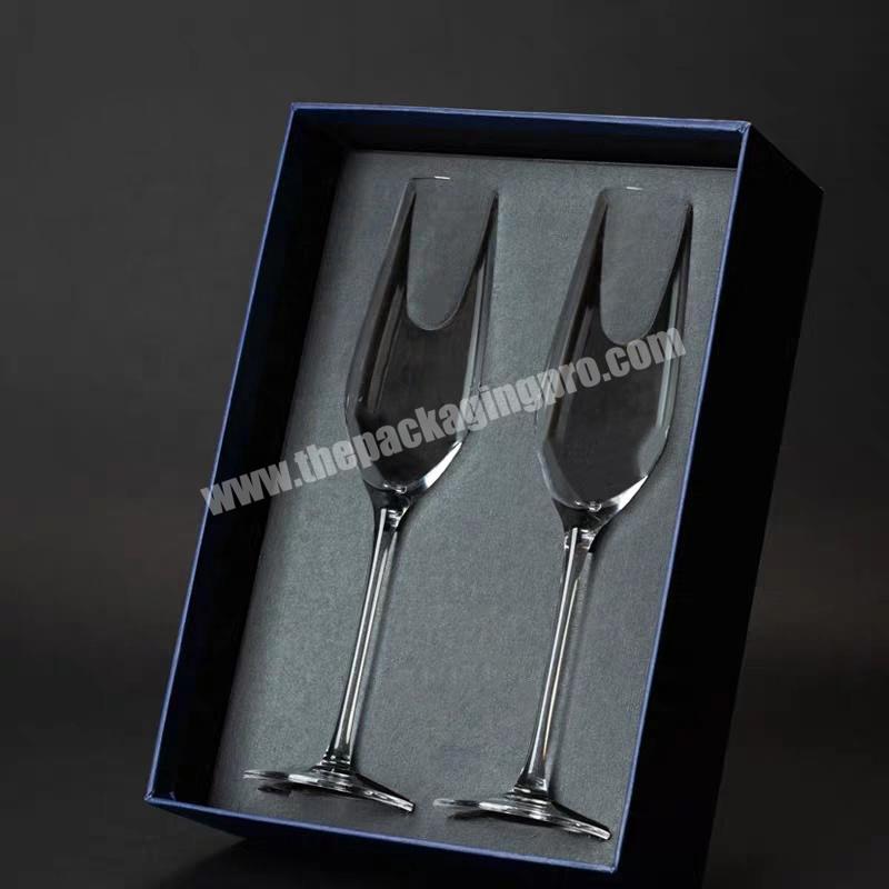 Wine Champagne Glass Packaging Box, Customized Packaging Gift Boxes Design