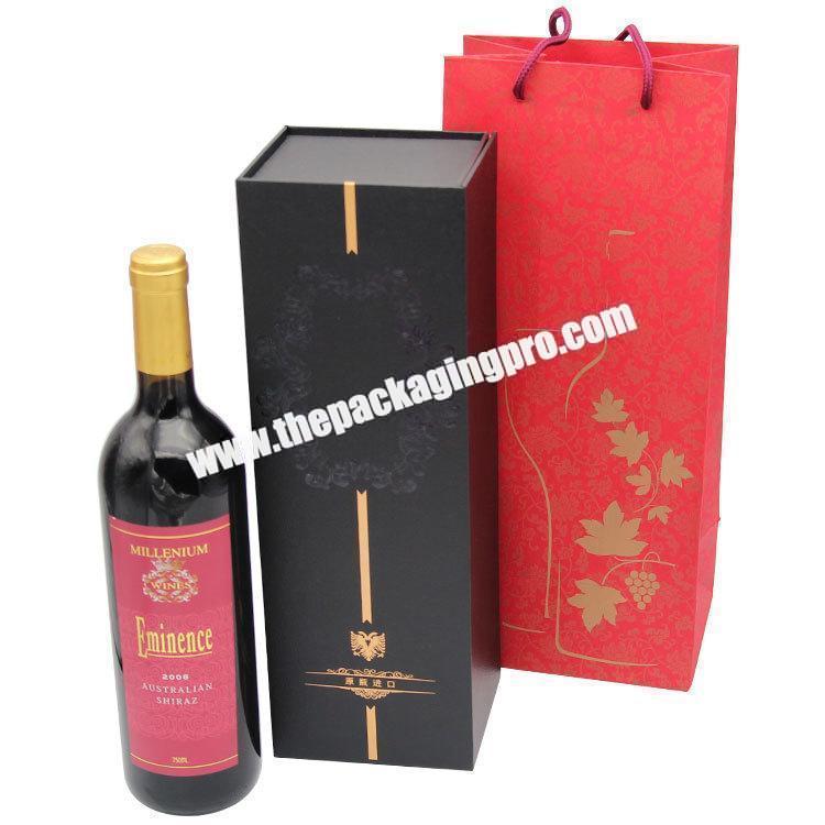 Wine Shipping Box for 1 Bottle Vodka Packaging Shipping wine box holder cardboard Wine Boxes