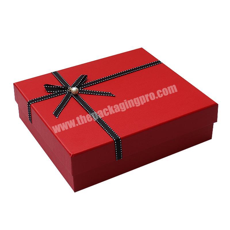 Work Home Custom Luxury Custom Low MOQ Square Box Clothing  Gift Packaging Boxes