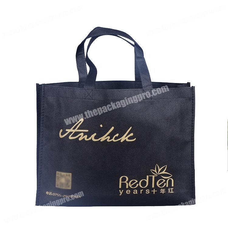 X stitching reinforce non woven tote bag custom printed