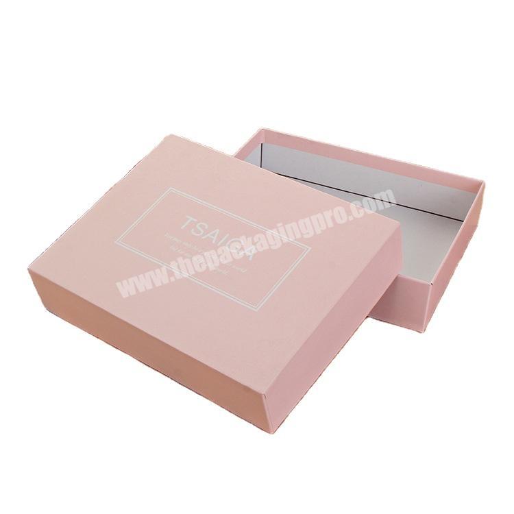 Yiwu factory custom pink cardboard toy packaging box lift box book gift box full color printing LOGO badge
