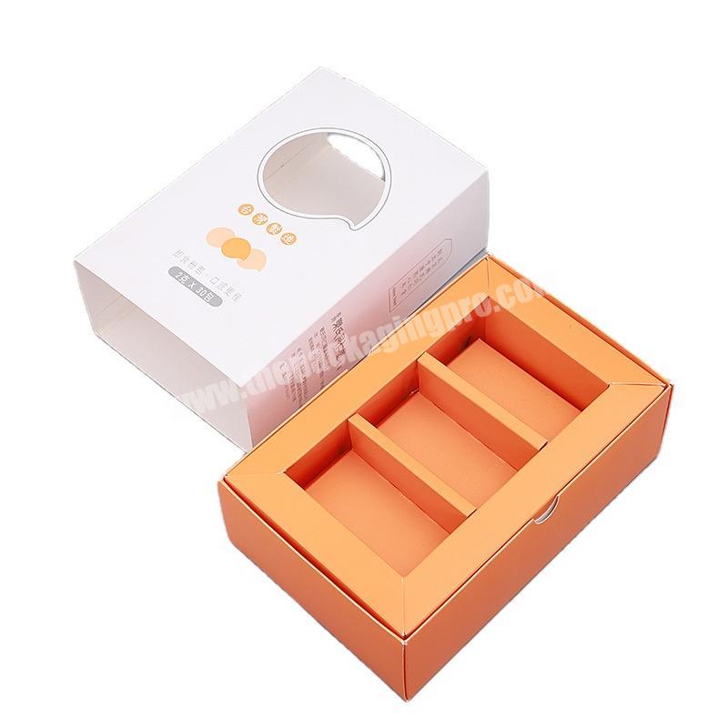 Yiwu factory customized book box gift packaging with lined drawer packaging full color printed badge with window HD PVC