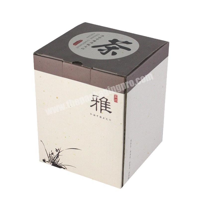 Yiwu factory customized Chinese style F tile packaging box tea packaging printing logo corrugated box hard