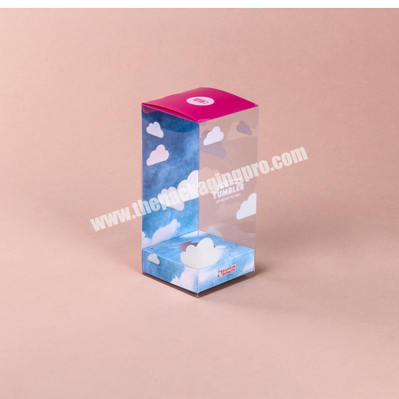 Yiwu Full Color Printing Customized Transparent PVC Packaging Box Candy Chocolate Packaging Gift Box
