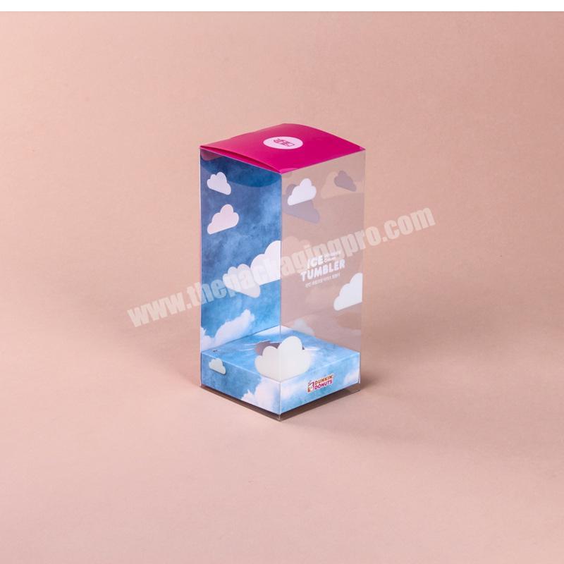 Yiwu Full Color Printing Customized Transparent PVC Packaging Box Candy Chocolate Packaging Gift Box
